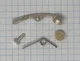 King Water Key Tuning Slide Replacement Kit - Silver-Plate