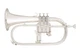 John Packer Deluxe Flugel Horn - Silver (JP175S)