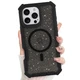For iPhone 17 16 Pro Max 15 14 13 12 11 Anti-Yellow Glitter Rubber Mag Safe Case