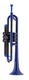 pBone PTRUMPET1B Plastic Trumpet in Outfit Blue