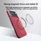 Genuine Aramid Carbon Fiber Magnetic Case Cover For iPhone17 Pro Max NEW