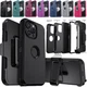 For iPhone 14 Pro Max/14/14 Plus Case Heavy Duty Shockproof Cover / Holster Clip