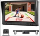 Seventour TC1 1080P Backup Camera with 7"LCD & Backup Sensors Parking Distance