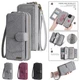 For iPhone 17e 16 15 14 13 12 11 Pro Max Detachable Magnetic Leather Wallet Case