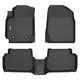 GINOWY-Floor Mats for Toyota Corolla 2003-2008 (Without Heating Vents Below T...