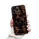 XQAGU Cute Phone Case for iPhone 15 Pro 15 pro, brown leopard 