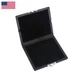 Kodrily Reed Case Wood 3 Slots Pu Leather Bassoon Reed Case Holder Black