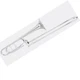 Blessing Tenor Trombone, .547" Bore, Open Wrap, F Rotor, Silver-Plate, Outfit