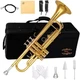 Gold Coloreado Trompeta para Venta con Estuche Gratis + Boquilla + BB Tono New