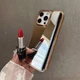 Reflective Mirror Case For iPhone 17 Pro Max 16 15 14 13 12 11 Shockproof Cover