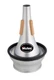 Mutec MHT145 Adjustable Cup Trumpet Mute &ndash; Handcrafted Aluminum Design Silver 