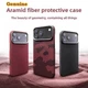 NEW Genuine Aramid Carbon Fiber Magnetic Case Cover For iPhone17 Pro Max Air