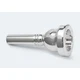 Blessing Trombone Mouthpiece, 4G, Large Shank, Silver-Plated