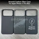 Real Carbon Fiber Case for Apple iPhone 17 Pro Max Magsafe Magnetic Case Cover