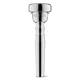 Laskey 75C Classic Trumpet Mouthpiece in Silver Plate - Standard Shank