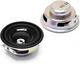 Gikfun 4Ohm 40mm Diameter 3W Full Range Audio Speaker Stereo Woofer Black 