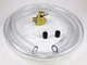 Fumoto F137S Oil Drain Valve - 2 Caps & 5' of HD 3/8" ID PVC Tubing - S/S F107S