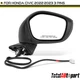 Black Manual Folding Mirror w/ 3-Pin for Honda Civic 2022-2023	Passenger RH Side
