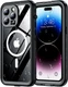 Red2Fire for iPhone 14 Pro Case Waterproof Built-in Screen Protector Shockproof