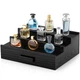 Solid Walnut Cologne Organizer for Men,3 Tier Cologne Stand,Wooden Cologne Ho...