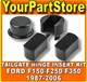 Tailgate Tail Gate Hinge Insert Pivot Bushings Kit Set for 87-06 Ford PU Truck