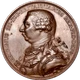 1820 King's Death 48mm copper medal BHM 991 E 1121