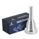 ROWELL 51D Silver Trombone Mouthpiece - Brass, Compatible with