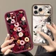 Case For iPhone 17 Pro Max 16 15 14 13 17e Silicone ShockProof Floral Soft Cover