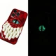 FOR IPHONE Gothic Horror Realistic Eyeball Phone Case High-Gloss Glow