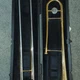 Bach Bb Slide Trombone Small Bore 7in Bell Lacquered Brass w/ Case