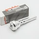 Parduba Double Cup 4.5 Silver Trumpet Mouthpiece NEW! Ships Fast!