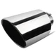 Vurkcy 5 inch Inlet Exhaust Tip, 10" Outlet 18" Overall Length Stainless Stee...