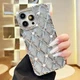 Slim Soft TPU Shockproof Floral Rhinestone Case For iPhone 17 Pro Max 16 15 14