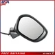 Right Passenger Side Mirror Black For 2022 Honda Civic Sport LX HO1321350