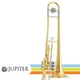 Jupiter JTB720VRQ Key of C Lacquer Valve Trombone w/ Rose Bell + Case