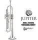 Jupiter trumpet JTR-1100SQ Intermediate  Silver w/ Case