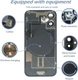 Back Glass For iPhone 14, 15, 16 Series with Metal or Magnet or NFC US Shipping