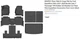 GINOWY-Floor Mats & Cargo Mat for Ford Expedition MAX 2021-2024 Bucket Seat 7 Pa