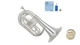 YAMAHA Baritone Marching NEW YBH-301MS Silver Horn Bb Valve Assembly 3rd Branch