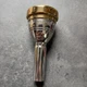 Yamaha Douglas Yeo Signature Series Trombone Mouthpiece, used. Gold plated rim