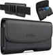 PiTau Holster for iPhone Pro Max/Plus & Samsung Galaxy, Belt Clip Case, Black