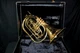 King 1122 Marching French Horn in Bb - Damaged Lacquer, Used, Hard Case Included