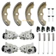 Front Brake Wheel Cylinders & Shoes for Honda FourTrax 350 TRX350 4x4 1986 1987