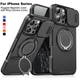 Rugged Magnetic For iPhone 17 Pro Max 16 15 14 13 12 11 with Ring Camera Cover