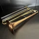 YAMAHA YSL-353 Trombone Red Brass Bell Serviced Used With Hard Case Mouthpiece