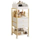 Zquyaj Makeup Organizer Storage Cart Large Skincare Organizers Makeup Stand
