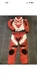Mens Proto Protec Leather Motorcycle 2 Piece Suit Red Size chest 48cm