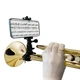 Smallan Musical Instrument Phone Stand for Low Brass Lyre,Mount Your Black 