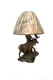 Scratch & Dent North American Bull Moose Table Lamp with Shade