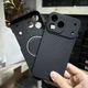 Real Aramid Carbon Fiber Case For iPhone 17 Pro Max For Magsafe Magnetic Cover